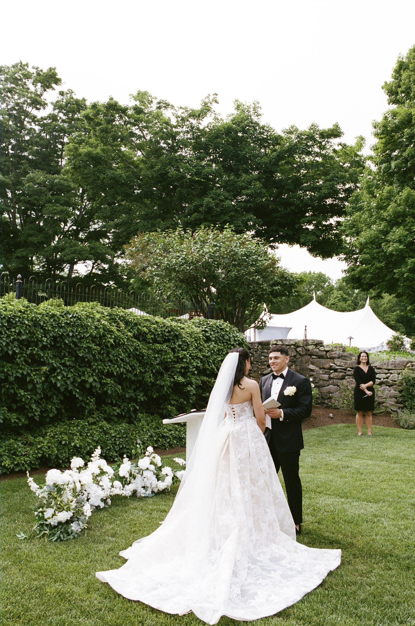 Kayla walking down the aisle