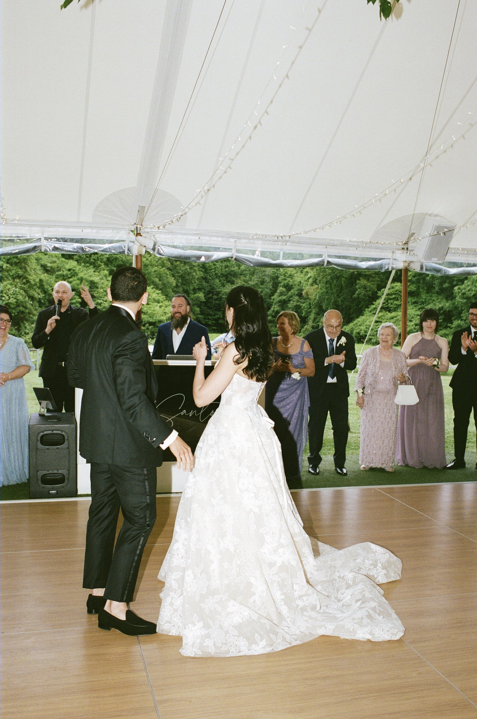 Kayla and Avery's first dance