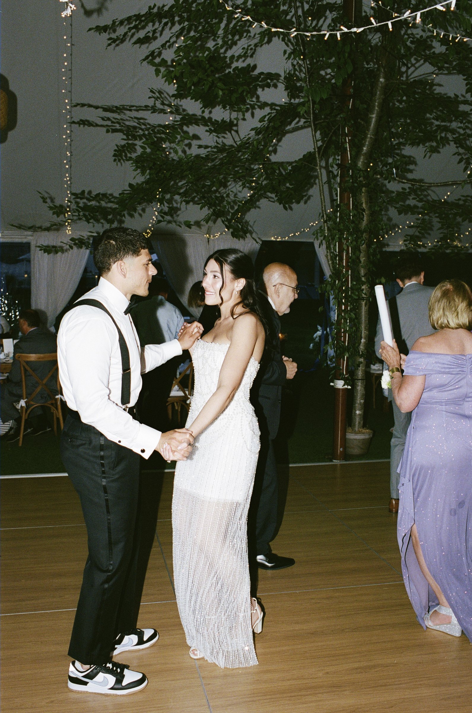 Kayla and Avery dancing
