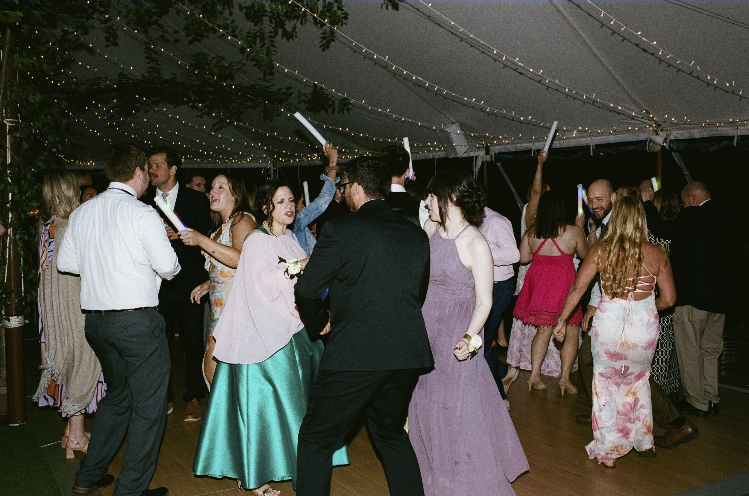 The dance floor late in the evening