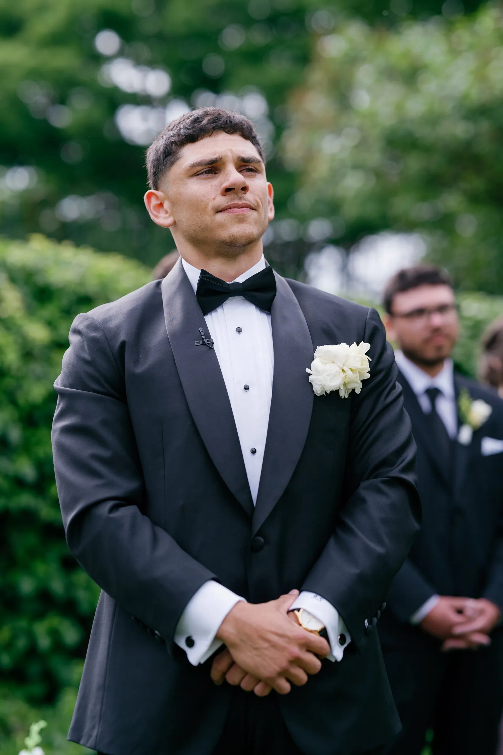 Avery at the altar waiting for Kayla