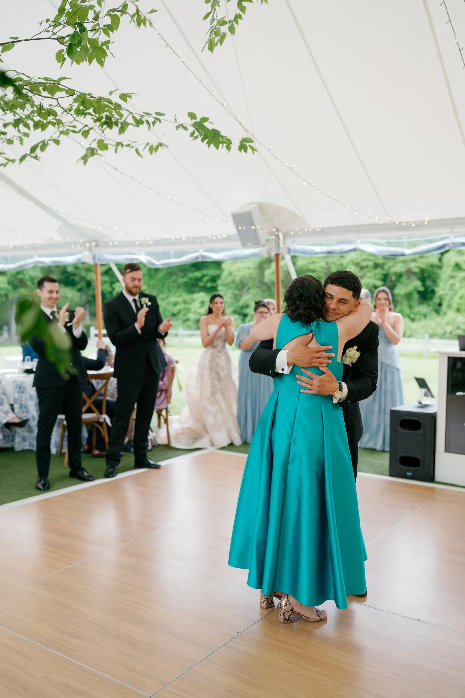 Avery dancing with his mother